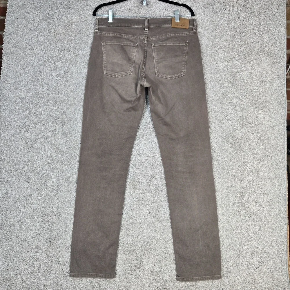 Mott & Bow Jeans Slim Mens 33x32 (fits 34x31.5) Gray Grey